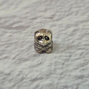 Pandora Sterling Silver Panda Bear Charm 790490 Retired Animal Bead S925 ALE